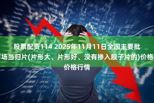 股票配资114 2025年11月11日全国主要批发市场当归片(片形大、片形好、没有掺入股子片的)价格行情